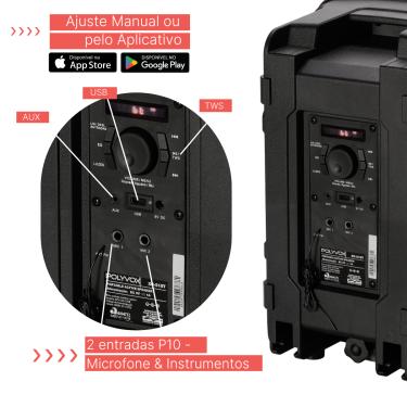 Imagem de Caixa de Som Bluetooth XC-710T 700W + 2 Mic sem Fio + Tripé