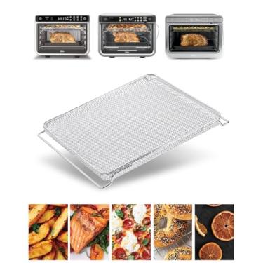Imagem de Cesta de forno de substituição para fritadeira a ar para Ninja DT551/DT201/DT251, bandejas de aço inoxidável, substituição original para forno torradeira NINJA Foodi, acessórios de cesta de malha para