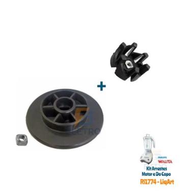 Imagem de Kit Arraste do Copo e Motor Liquidificador Philips Walita RI1774