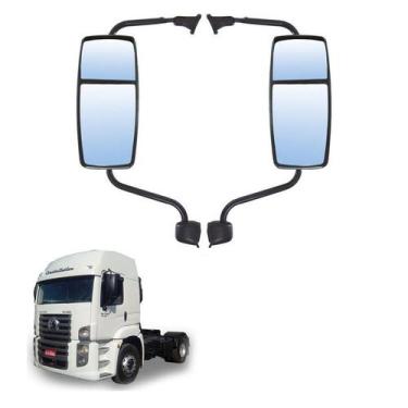 Imagem de Conjunto Retrovisor Completo Vw Constellation Par LD LE Bip - Globo