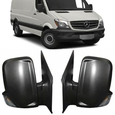 Imagem de Par Retrovisor Sprinter 2013 14 15 Elétrico C Pisca Aqcedor - SBC Peça