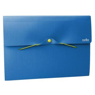 Imagem de Pasta Sanfonada A4 Full Color 12 Divisórias Dello, Azul