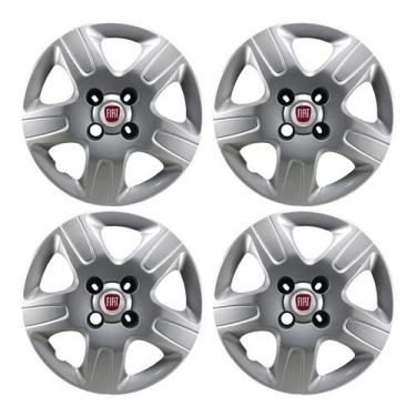 Imagem de Jogo Calota Aro 14 Fiat Strada 2017 2018 2019 2020 Cubo Alto - GFM