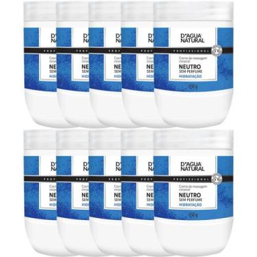 Imagem de 10UN Creme Massagem Corporal Neutro  650G Dagua Natural - D'agua natur
