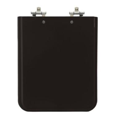 Imagem de Assento Sanitário Square Preto Tampa para Vaso Incepa de Madeira Laque