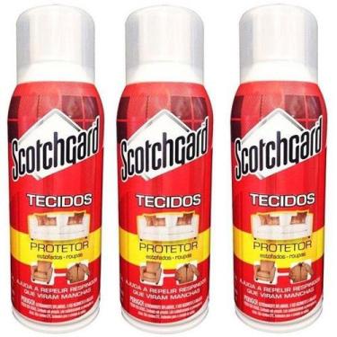 Imagem de Kit com 3 Scotchgard 3M Protetor de Tecidos Impermeabilizante SPRAY 35