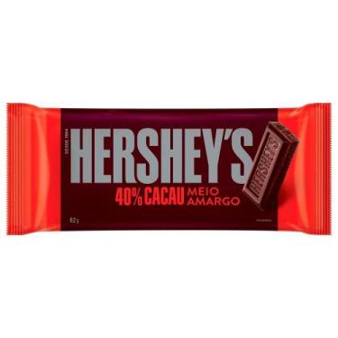 Imagem de Chocolate Hershey's Meio Amargo 82g - 18 Unidades - Hersheys