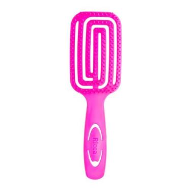Imagem de Escova De Cabelo Ricca Flex Wet & Dry Rosa Ref-812