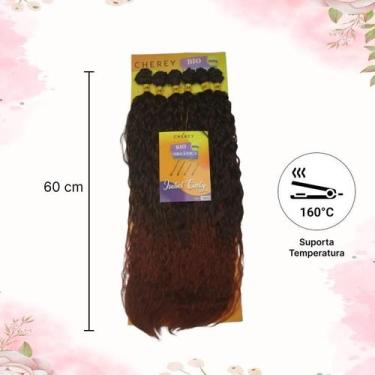 Imagem de Cabelo Bio Fibra Isabel Curly 6X 300G Para Entrelace - Cherey
