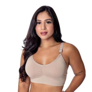 Imagem de Sutiã Alça Larga Reforçado Em Microfibra Confort - Rara Flor, Azul mar