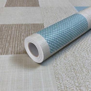 Imagem de Adesivo Vinilico Tons Azul Lavavel Textura 500x60cm Piso Chão - Open S