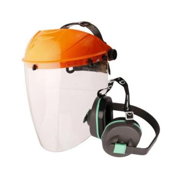 Imagem de Kit Epi Ferramenta de Corte: Abafador de Ruído + Protetor Facial + Sup