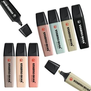 Imagem de Marca Texto Original Stabilo Boss Nature Color C/ 7 Unidades