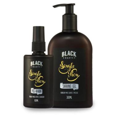 Imagem de Kit Shaving Gel + Loção Pós Barba Spray Black Barts Single Ron