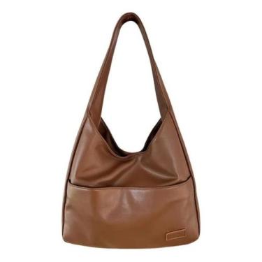 Imagem de Bolsa Feminina Ombro Elegante Trabalho Viagem Espaçosa - RioHome, Marr