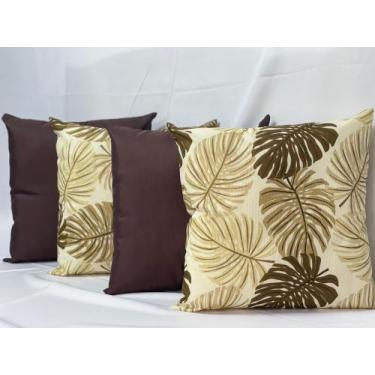 Imagem de Kit C/ 4 Capas P/ Almofadas Decorativas Colorida 48x48 - JZ Enxovais ,