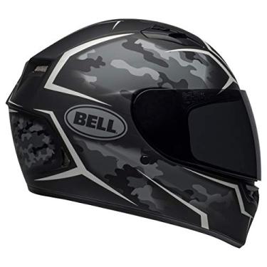 Imagem de Bell Capacete de motocicleta integral Qualifier (camuflado oculto preto fosco / branco - GG)