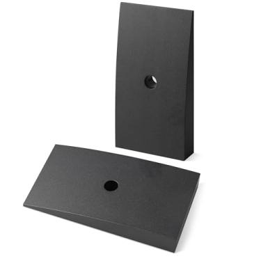 Imagem de Kit de calço de mola de folha de suspensão traseira 6 graus, 2,5 polegadas de largura substituir 18206.01 MS-WSC60 adequado para modelos Jeep CJ5/CJ7 e 1987-95 Jeep Wrangler 1976-86 (preto)