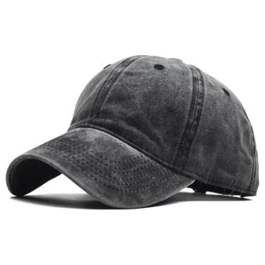 Imagem de Boné Liso Masculino Feminino Unissex Sarja Aba curvada Com Regulagem D