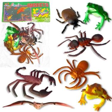 Imagem de Insetos De Brinquedo Susto Pegadinha Barata Escorpião Aranha F114 - Eu
