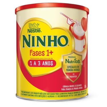 Imagem de Ninho Fases 1+ Fórmula Infantil de Seguimento para Crianças de Primeira Infância de 1 a 3 anos 800g
