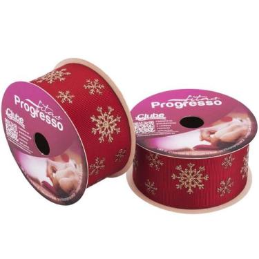 Imagem de Fita de Cetim EGL009TR 38 mm - Cor 001 - Personagens e Frases Natalina