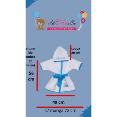 Imagem de Roupão Personalizado Atoalhado com capuz dinossauro - Art Baby e Cia