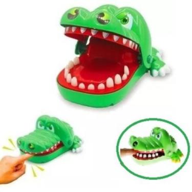 Imagem de Jogo Brinquedo Mordida Do Jacaré Crocodilo Dentista Verde Jogo Classic