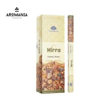 Imagem de Incenso Indiano Mirra Pureza e Limpeza Energética - 8 Varetas 100% Nat