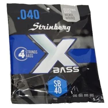 Imagem de Encordoamento Corda para Contra Baixo 4 Cordas 0.40 Strinberg SB40 Nic
