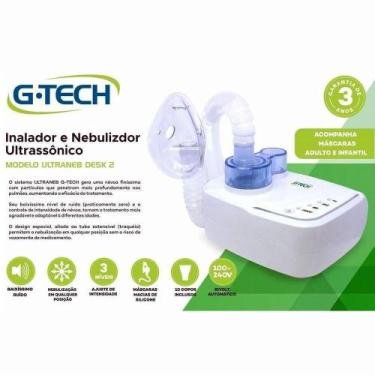 Imagem de Inalador E Nebulizador Ultrassônico Ultraneb Desk 2 G-tech - Gtech