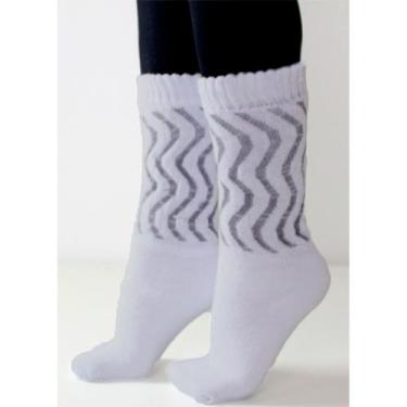 Imagem de Par Meia Aeróbica Fitness Cano Alto Academia Meião - Bella Fiore Modas