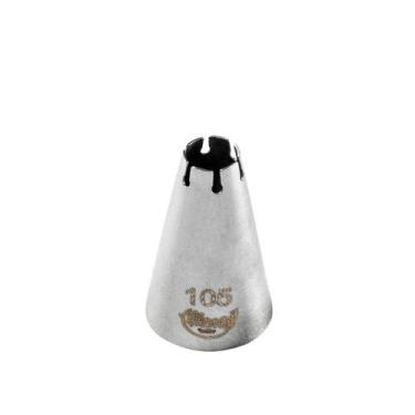 Imagem de Bicos Para Confeitar - Pitanga Aberta - Aço Inox - Nº105  - 1 unidade 