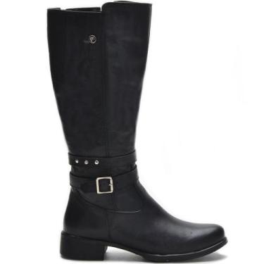 Imagem de Botas Femininas Cano Alto Montaria 2002/01 Preto - BMBRASIL, 38