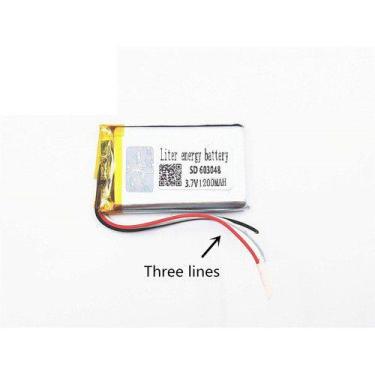Imagem de (5pcs)bateria 603048 1200mah 5mmx30mmx48mm 3 Fios 3,7v - KMIG