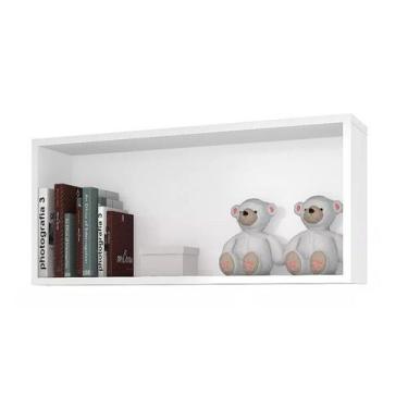Imagem de Nicho Retangular Decorativo 61x31x15cm Branco. - M A Sorprezo