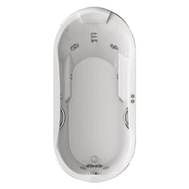 Imagem de Banheira Retangular Trevi Cleo com Hidro - Só Banheiras, 1,65x0,80x0,6