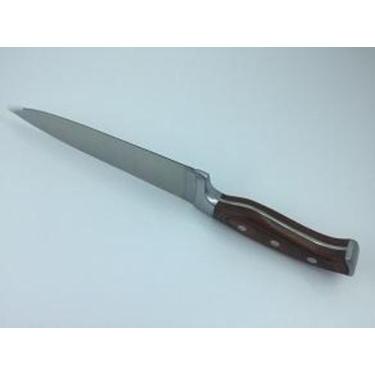 Imagem de Faca do chef  8" em aco inox e cabo de madeira embalagem para presente
