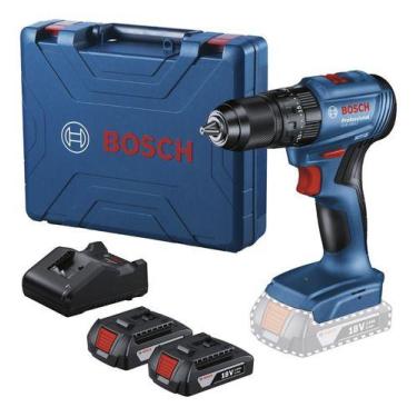 Imagem de Parafusadeira Furadeira de Impacto Bosch GSB 185 Li 18v Maleta 2 Bater