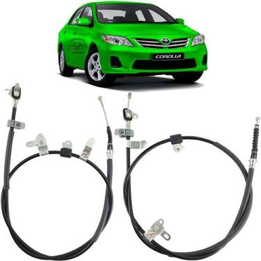 Imagem de Par Cabo Freio Mão Traseiro Toyota Corolla 2011 13 - MAX