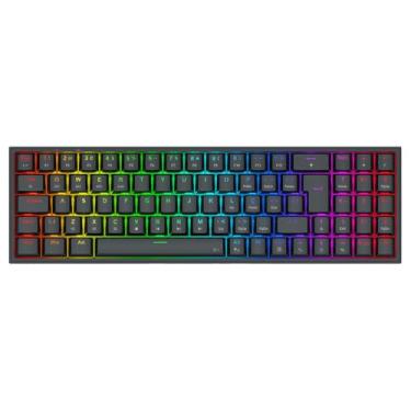 Imagem de TECLADO MECANICO GAMER POLLUX PRO RGB PRETO WIRED/2.4G/BT SWITCH BROWN