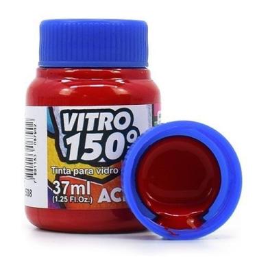 Imagem de Tinta Vitro 150 Acrilex 37ml, 508 - VERMELHO ESCARLATE