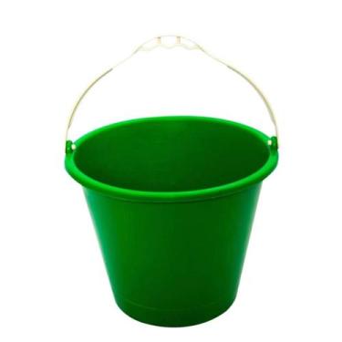 Imagem de Balde Plástico Verde 12 Litros - Brasipla