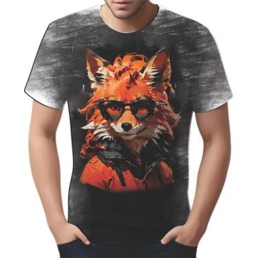 Imagem de Camiseta Camisa Tshirt Animais Óculos Raposa Moderna 2 - Enjoy Shop, I
