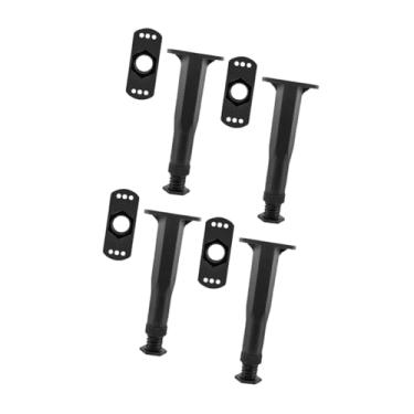 Imagem de ＫＬＫＣＭＳ 4x estrutura de cama pernas de apoio vigas de cama pés de apoio altura ajustável de suporte de vigas de cama, 18cm a 34cm