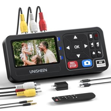 Imagem de Unisheen Universal VHS to Digital Converter - Capture and Convert Analog Video from VCR, DVD, Hi8, Camcorders & Gaming Consoles with Remote Control