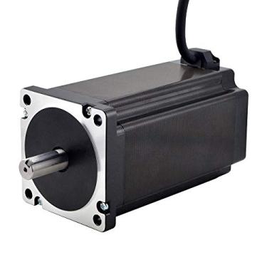 Imagem de STEPPERONLINE Motor de Passo Nema 34 13,0Nm (1841,31Oz.In) 6,0A 14Mm Eixo Chaveado com Cabo de 1M