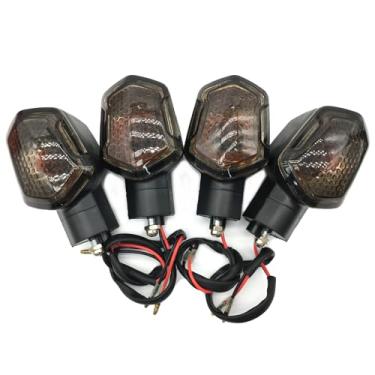 Imagem de SPNUVR 4 peças de luz de seta de motocicleta dianteira ou traseira adequada para Honda MSX125 M3 DAX Zoomer-X ZUMA 110C motocicleta macaco pequeno (moke)