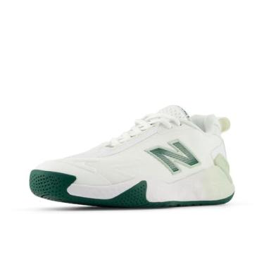 Imagem de New Balance Tênis feminino Fresh Foam X Ct rally, Branco/verde pântano, 10.5 Wide
