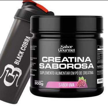 Imagem de Creatina saborosa 300gr + coqueteleira - Sabor Gourmet